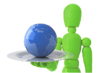 die Welt in ihrer Hand